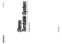 Sony PS-LX56 - Owners Manual
